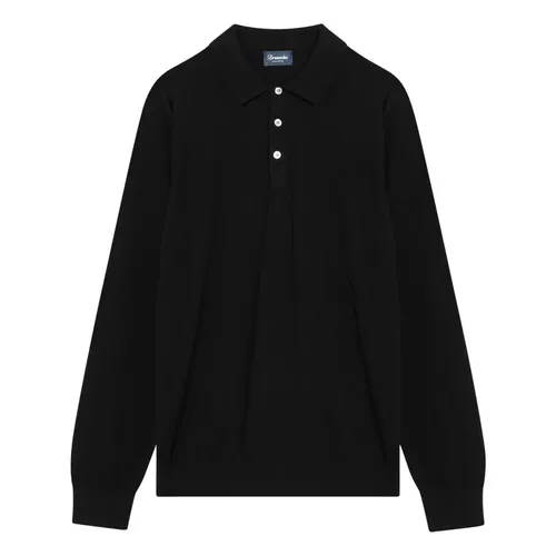 Long Sleeve Polo Shirt - Drumohr - Modalova