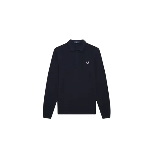 Long Sleeve Polo Shirt - Fred Perry - Modalova