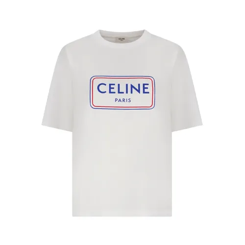 Loose T-Shirt in Cotton Jersey - Celine - Modalova