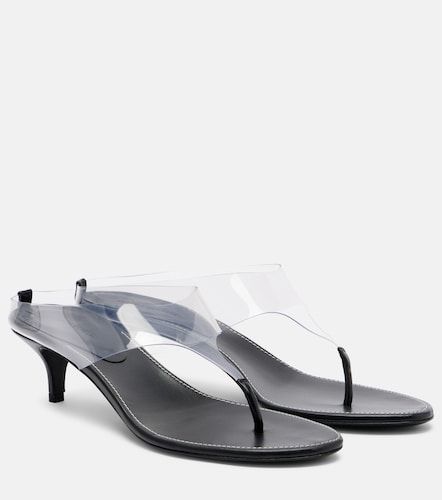 Leather and PVC thong sandals - Magda Butrym - Modalova