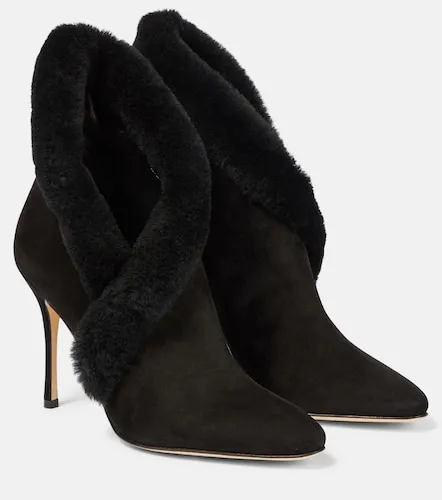 Nestanu 105 suede ankle boots - Manolo Blahnik - Modalova