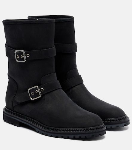 Sulaltrosa leather biker boots - Manolo Blahnik - Modalova
