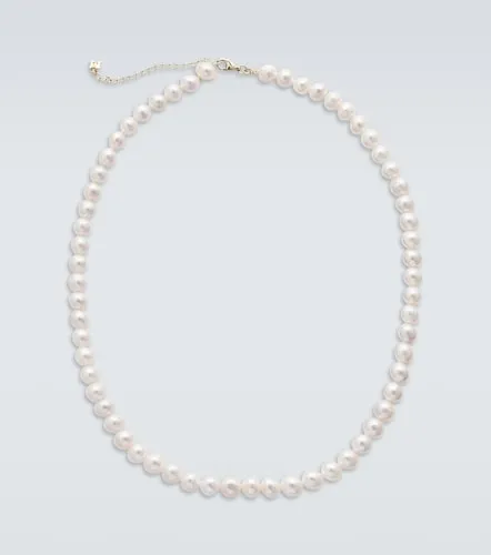 Kt gold necklace with freshwater pearls - Mateo - Modalova