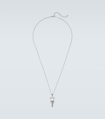 Sterling pendant necklace with pearl - Mateo - Modalova