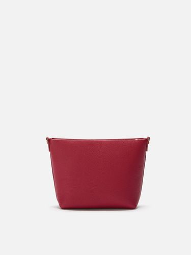 Aline Shoulder Bag Hammered Bordeaux Leather - Unisex - Mc2 Saint Barth - Modalova