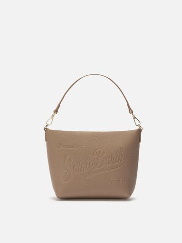 Aline Shoulder Bag Hammered Hazelnut Leather - Unisex - Mc2 Saint Barth - Modalova