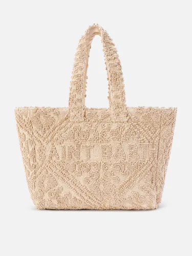 Cotton Tufting Bag With Raised Embroidery - Unisex - Mc2 Saint Barth - Modalova
