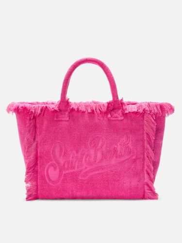 Fuchsia Solid Terry Effect Vanity Regular Bag - Unisex - Mc2 Saint Barth - Modalova