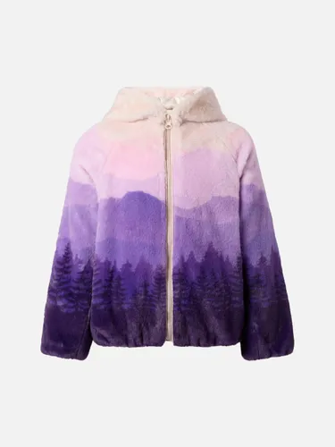 Furry Gradient Jacket With I Love St. Barth Embroidery Coat - Mc2 Saint Barth - Modalova