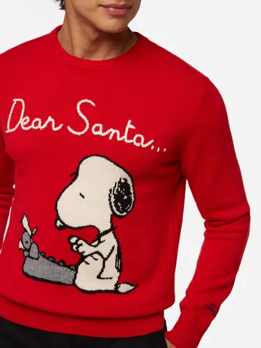Sweater Heron With Snoopy Jacquard And Embroidery Peanuts Special Edition - Men - Mc2 Saint Barth - Modalova