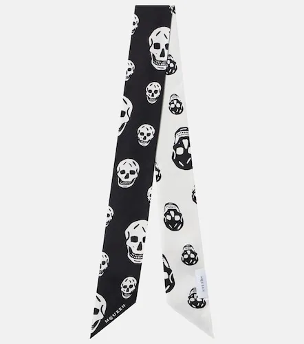 McQueen Skull silk scarf - McQueen - Modalova