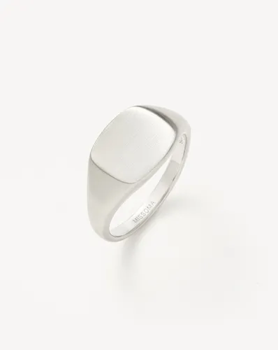 Mens Engravable Signet Ring | Sterling Silver - Missoma - Modalova