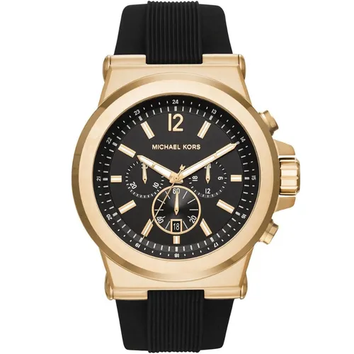 MK8445 Dylan Chronograph 48mm Gold-Tone Men's Watch - Size One Size - Michael Kors - Modalova