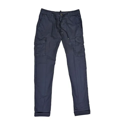 Navy Cargo Jogger Pants - Mason's - Modalova