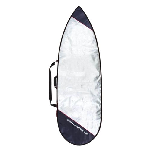 Apos;0 Barry Basic Shortboard Surfboard Cover 2021 - Silver/Red - Ocean and Earth - Modalova
