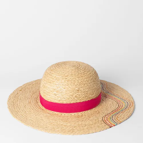 Sand Embroidered Straw Hat - PAUL SMITH - Modalova