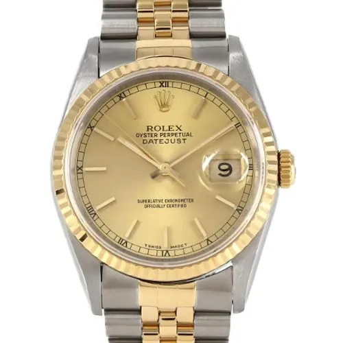 Pre-owned Datejust Stainless Steel x Yellow Gold - Rolex Vintage - Modalova