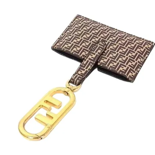 Pre-owned Leather Key Holder - Fendi Vintage - Modalova