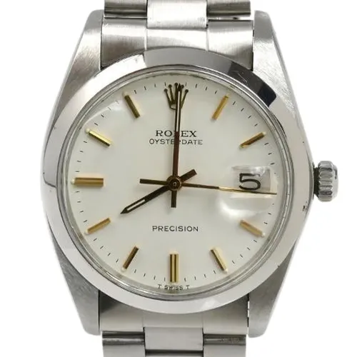 Pre-owned Oysterdate Stainless Steel 6694 - Rolex Vintage - Modalova