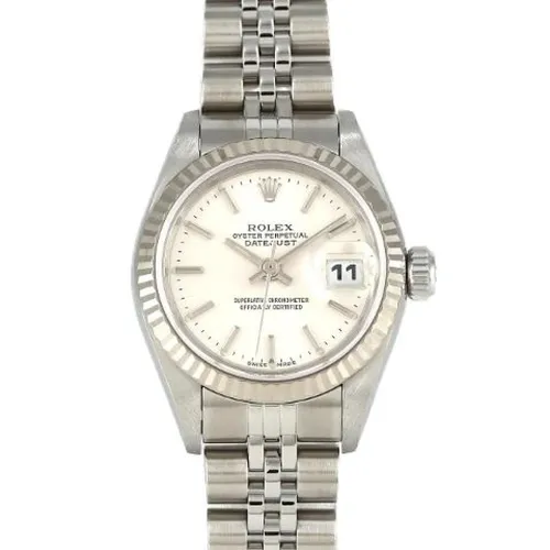 Pre-owned Vintage Stainless Steel Watch - Rolex Vintage - Modalova