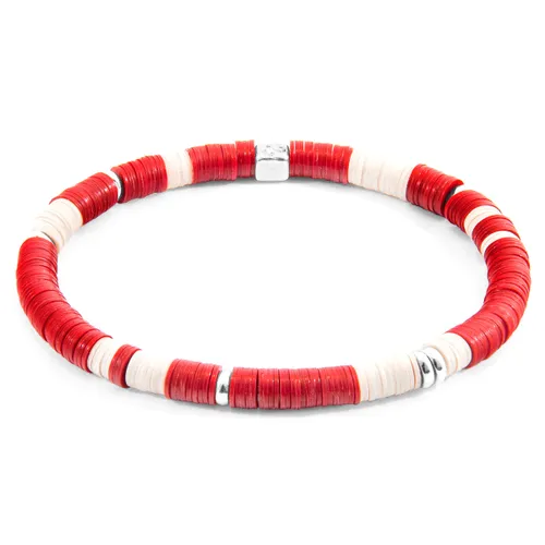 Malawi Silver and Vinyl Disc Bracelet - ANCHOR & CREW - Modalova