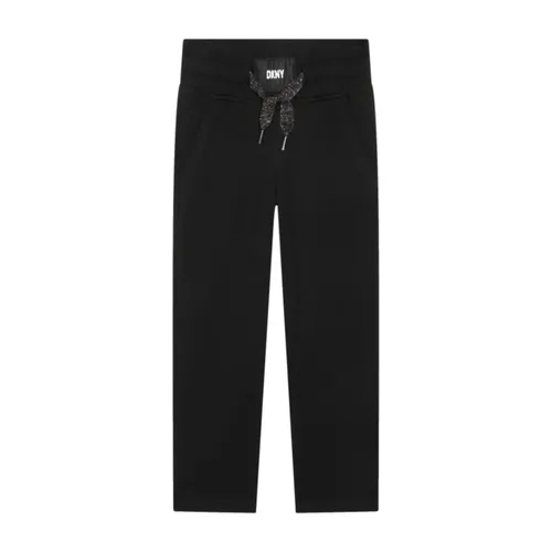 Relaxed Fit Cotton Jogging Pants - Dkny - Modalova