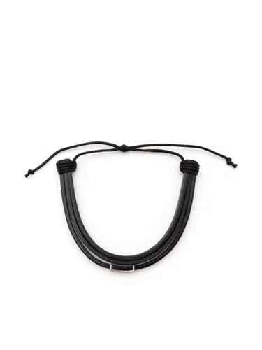 Cassandre Leather Bracelet - Saint Laurent - Modalova