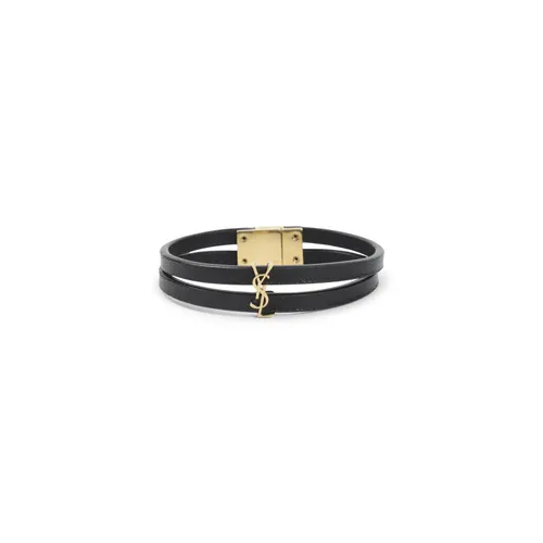 Lamb Leather Bracelet Skin - Unisex - Saint Laurent - Modalova