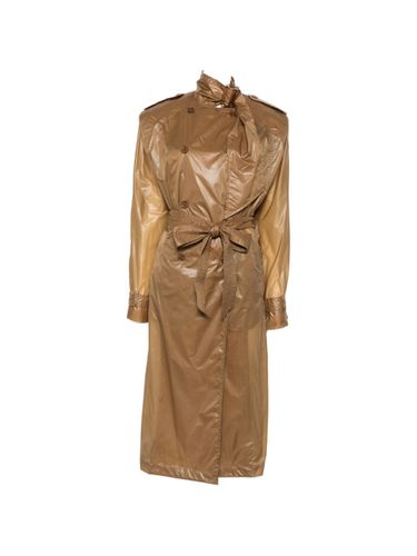 Saint Laurent Nylon Trench Coat - Saint Laurent - Modalova