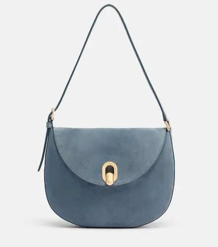 Tondo Small suede shoulder bag - Savette - Modalova