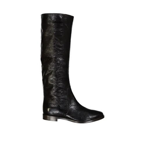 Leather Boots Calf - Women - Sergio Rossi - Modalova