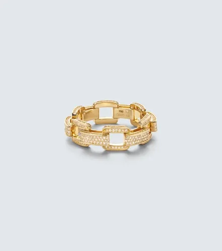 Deco Link 18kt ring with diamonds - Shay Jewelry - Modalova