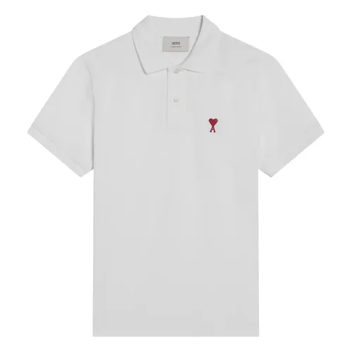 Short Sleeve Polo Shirt - Ami Paris - Modalova