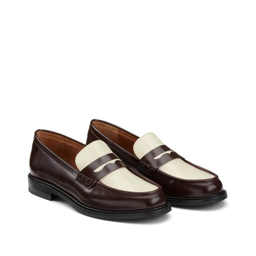 Signatures Sibylle Two-Tone Loafers in Leather - LA REDOUTE COLLECTIONS - Modalova