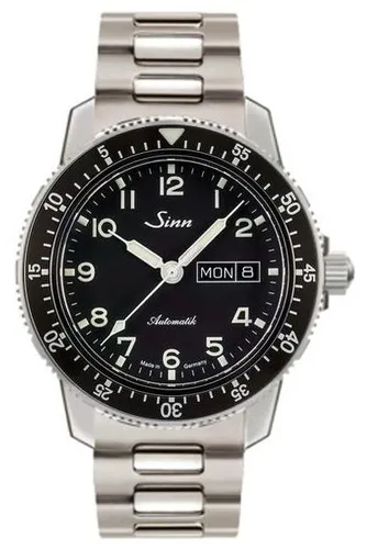 TWO LINK BRACELET 104 St Sa A Classic Pilot Watch - Sinn - Modalova