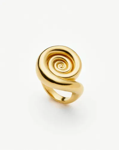 Spiral Statement Ring | 18ct Gold Plated - Missoma - Modalova