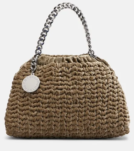 Falabella Small velvet tote bag - Stella McCartney - Modalova
