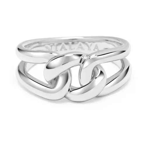Sterling Silver Knot Ring - Nialaya - Modalova