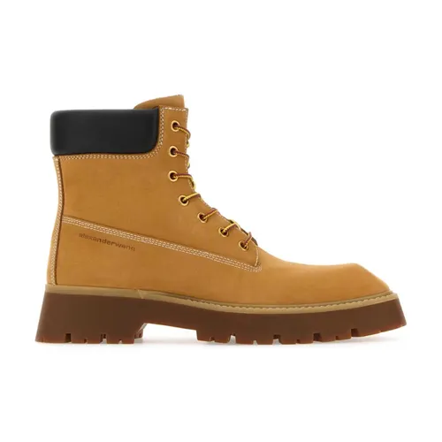 Suede Throttle Ankle Boots - Alexander Wang - Modalova