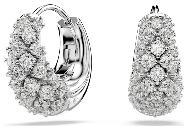Sublima Earrings, , Rhodium Plated Jewellery - Swarovski - Modalova