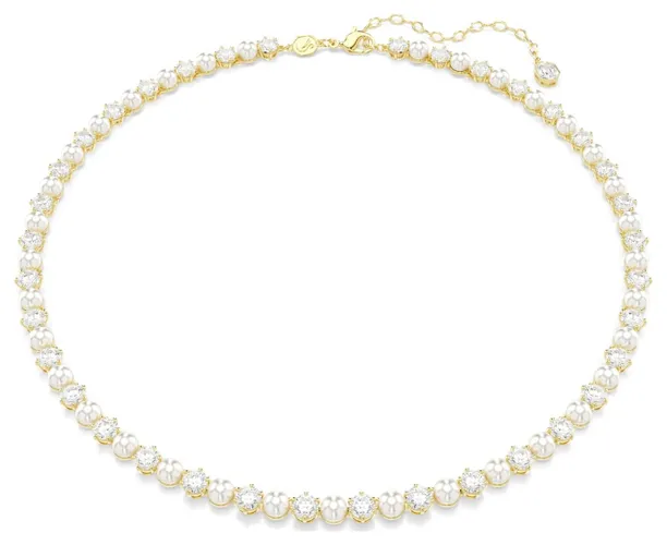 Matrix Tennis Necklace, Crystal Pearl, Jewellery - Swarovski - Modalova