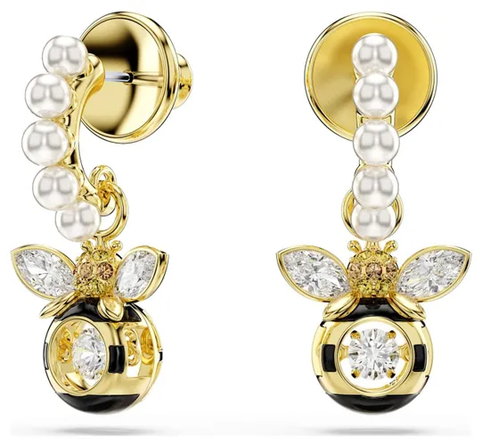 Idyllia drop earrings Crystal pearl, Mixed Jewellery - Swarovski - Modalova