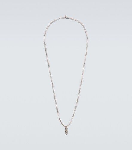 Happy Face Skateboard charm necklace with pearls - Sydney Evan - Modalova