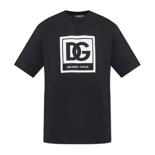 T-shirt with printed logo - Dolce & Gabbana - Modalova