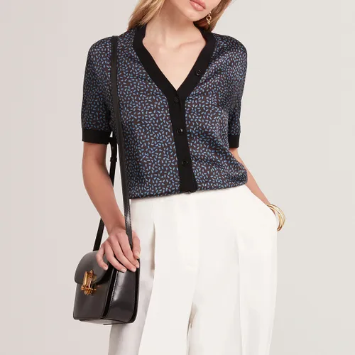 Briala Touch Of Silk Printed Cardigan - Size 14 - Ted Baker - Modalova