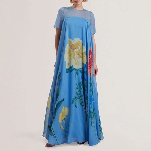 Malrie Cap Sleeve Volume Maxi Dress - Size 6 - Ted Baker - Modalova