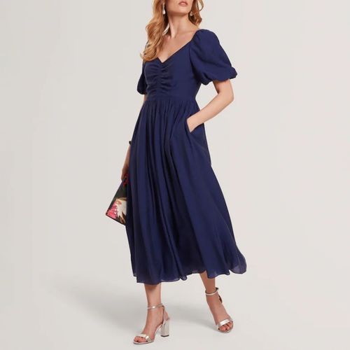 Orlaah Ruched Detail Midi Dress - Size 16 - Ted Baker - Modalova