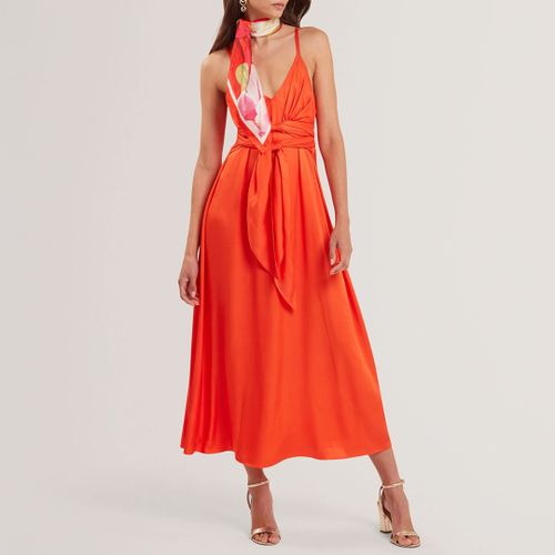 Beckki Tie Waist Midi Dress - Size 14 - Ted Baker - Modalova