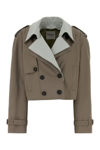 Dove gabardine trench coat - THE ATTICO - Modalova