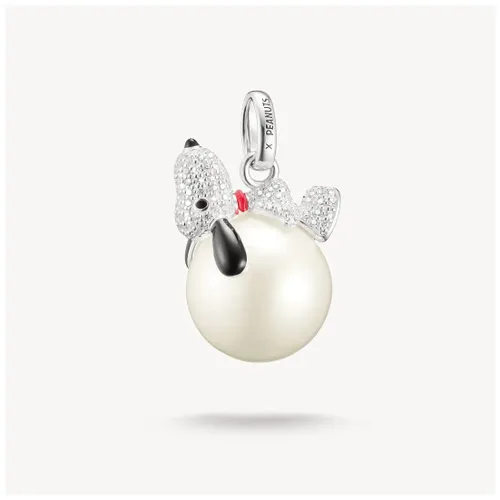 PE990-691-14 Silver Snoopy Pendant On Snowball Jewellery - Thomas Sabo - Modalova